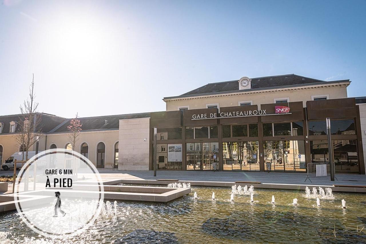 L'Escapade-Hypercentre-Parking Prive-Refait A Neuf Daire Châteauroux Dış mekan fotoğraf